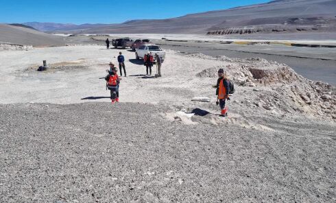 Lithium field, Rio Grande Salar, Argentina, 2023